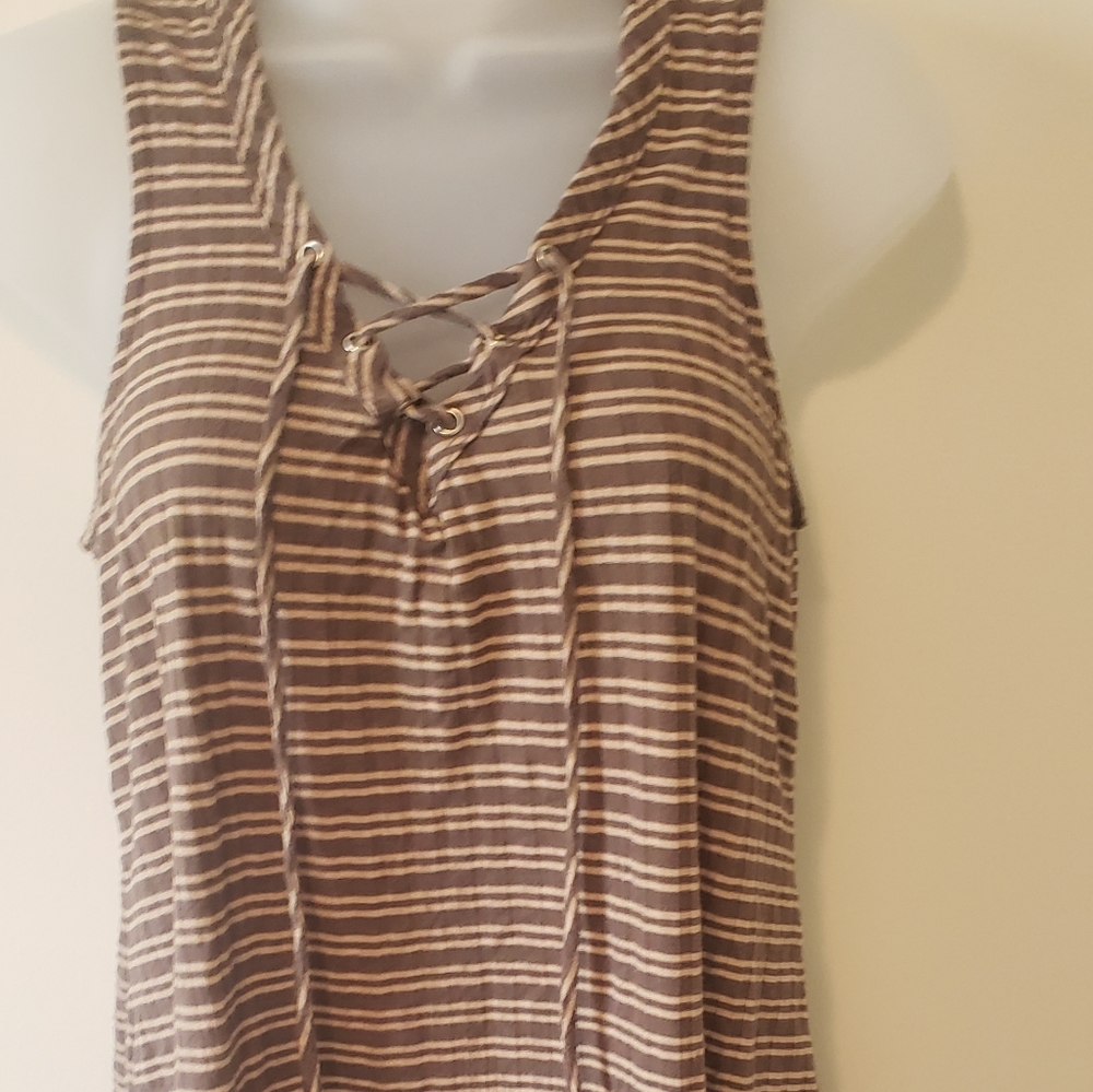 Cute lace up summer top